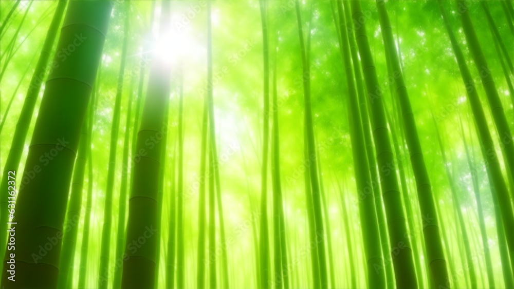 green bamboo forest green bamboo forest