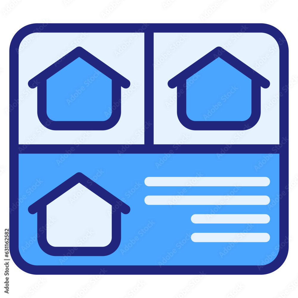 Border blue icon Border blue icon