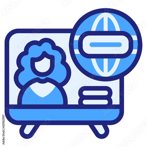  News blue icon