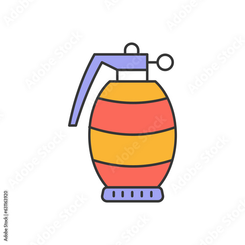 Hand grenade Vector Icon

