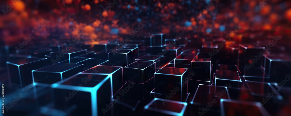 Abstract digital background. Can be used for technological processes, neural networks and AI, digital storages, sound and graphic forms, science, education, etc. Abstract digital background. Can be used for technological processes, neural networks and AI, digital storages, sound and graphic forms, science, education, etc.
