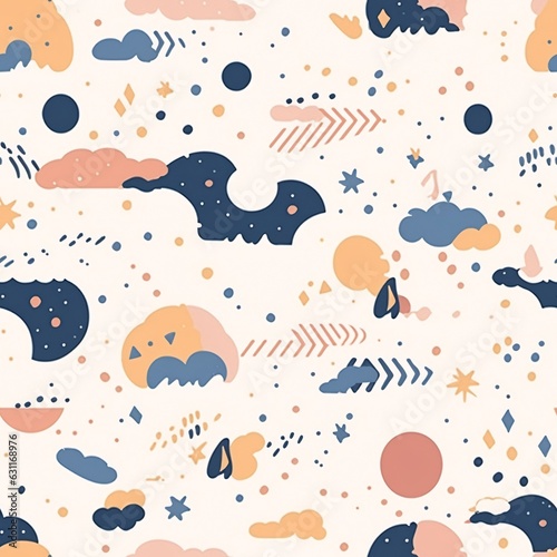 seamless pattern with birds