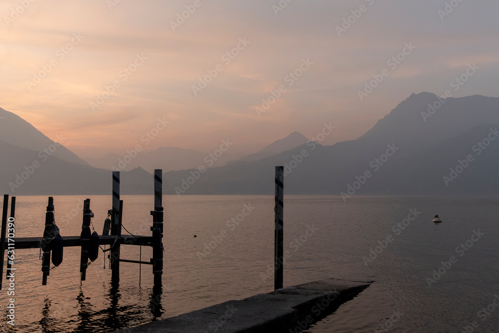 Paisagem do Lago di Como Paisagem do Lago di Como