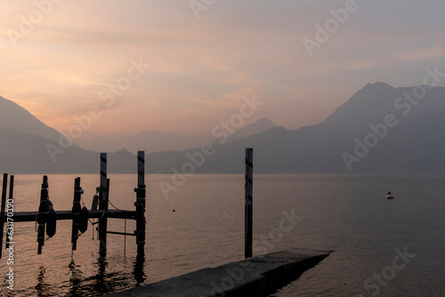 Paisagem do Lago di Como 