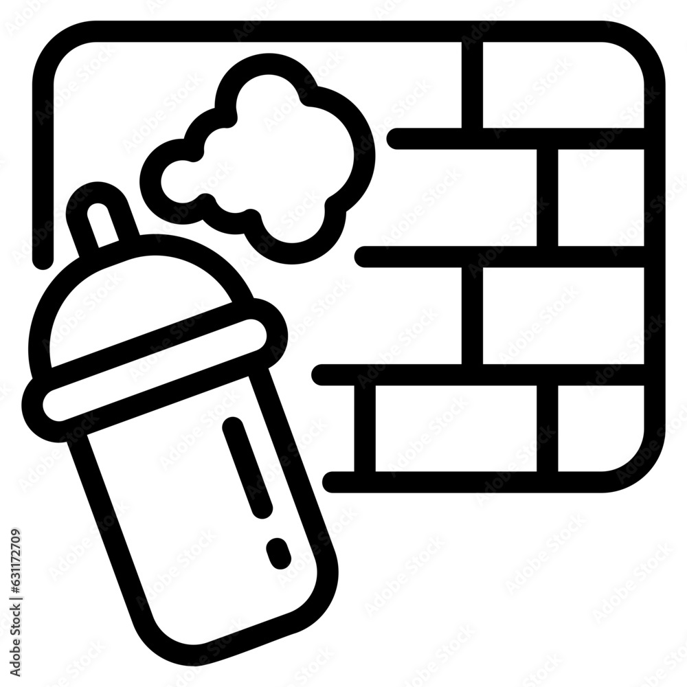 Vandalism outline icon Vandalism outline icon