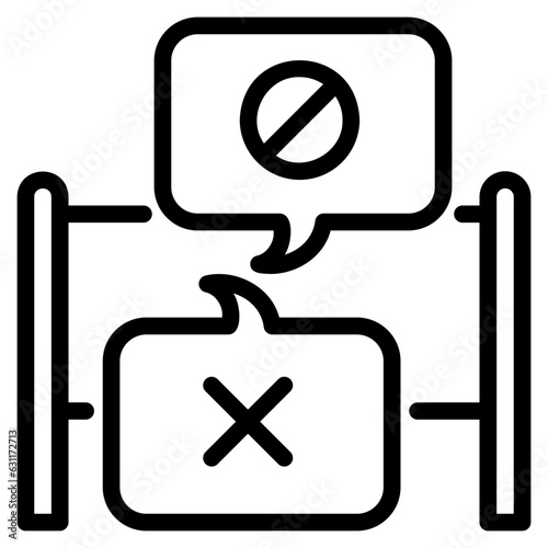  Banner outline icon