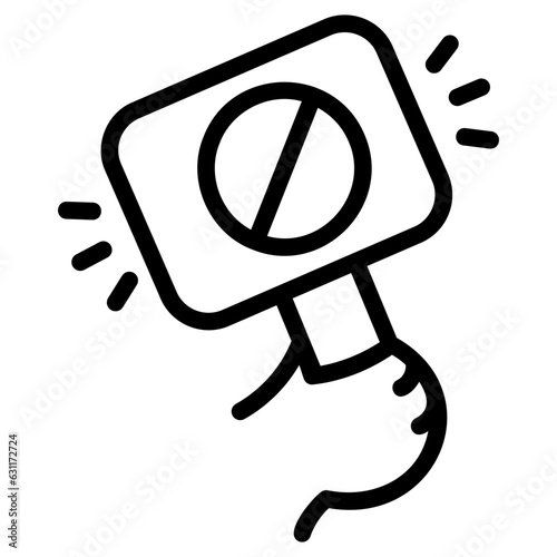  Stop outline icon