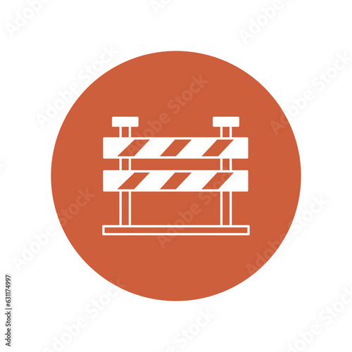 Toll plaza Vector Icon

