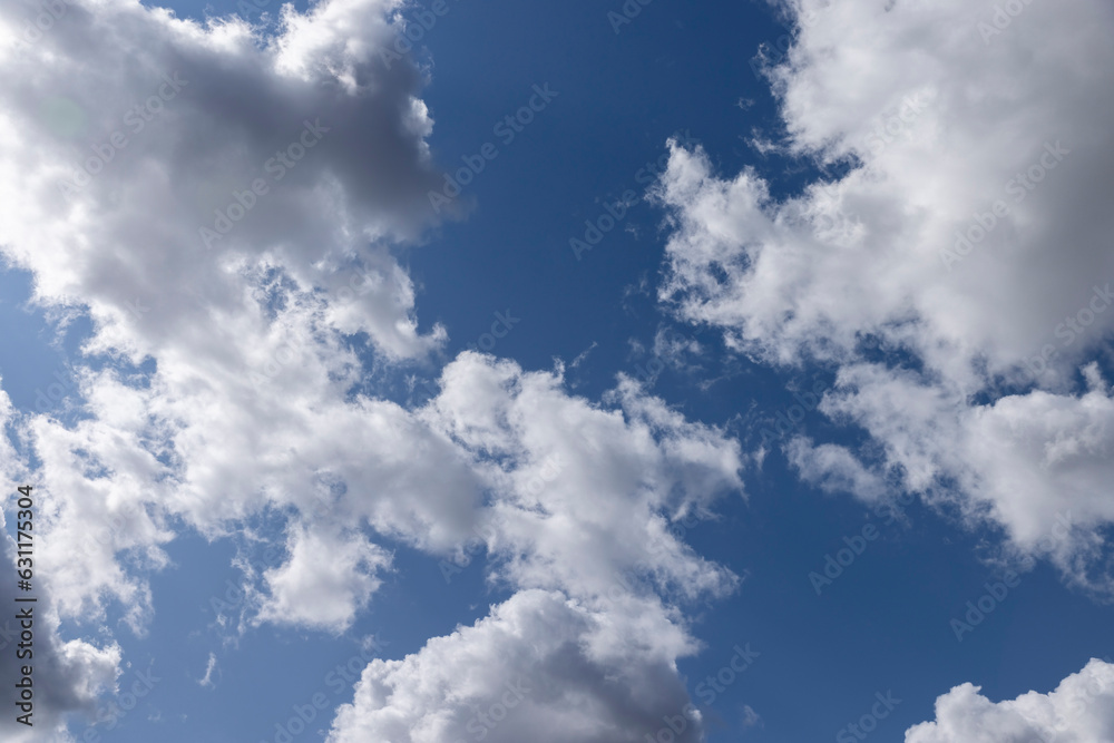 clouds in the blue sky in cloudy windy weather clouds in the blue sky in cloudy windy weather