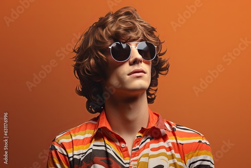 Groovy 1970s Teenage Boy wi...