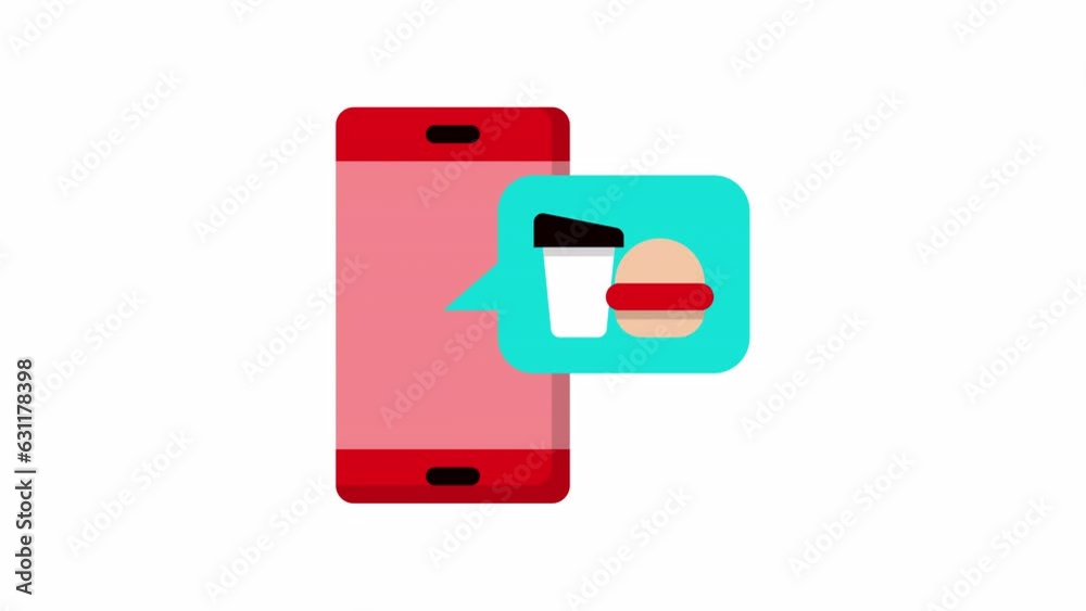 Online Food Delivery, Food Delivery animated icon on transparent background.
Online Food Delivery, Food Delivery animated icon on transparent background.