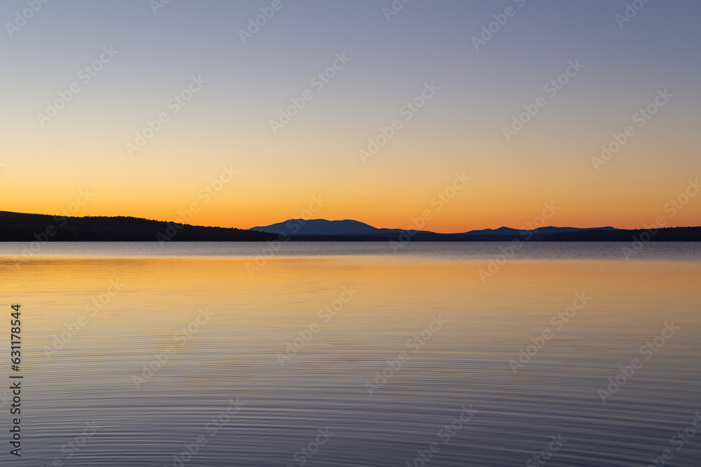 Sunset Over Moosehead Lake Maine