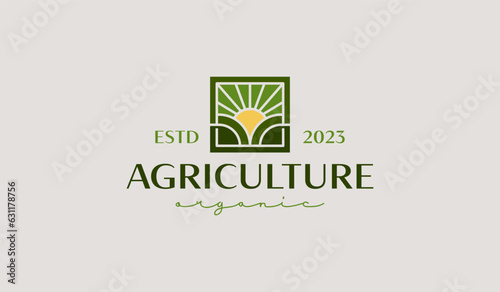 Farm House Logo Template. Universal creative premium symbol. Vector illustration. Creative Minimal design template. Symbol for Corporate Business Identity