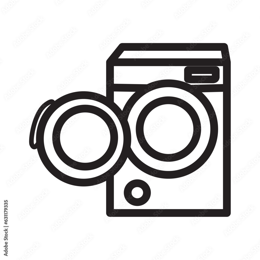 Washing machine icon vector. Washer vector icon. Washer flat sign design. Wash machine symbol pictogram, washing machine icon line style, design best washing machine vector illustration, Loundry. Washing machine icon vector. Washer vector icon. Washer flat sign design. Wash machine symbol pictogram, washing machine icon line style, design best washing machine vector illustration, Loundry.