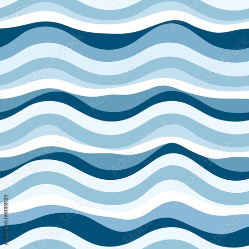 Wave Pattern vector illustration  Background