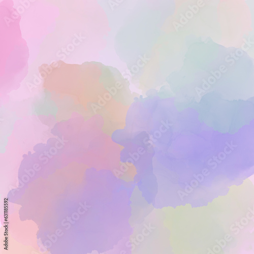 Pastel Abstract Alcohol Ink Fluid Background