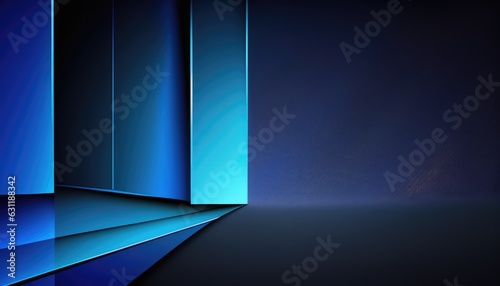 geometric style blue abstract wallpaper for unique designs generative ai