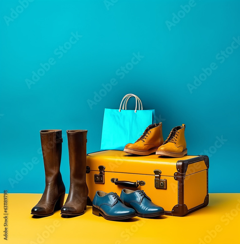 A blue suitcase, wanderlust travel stock images, travel stock photos wanderlust photo