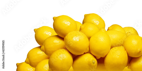 Lemon fruits isolated