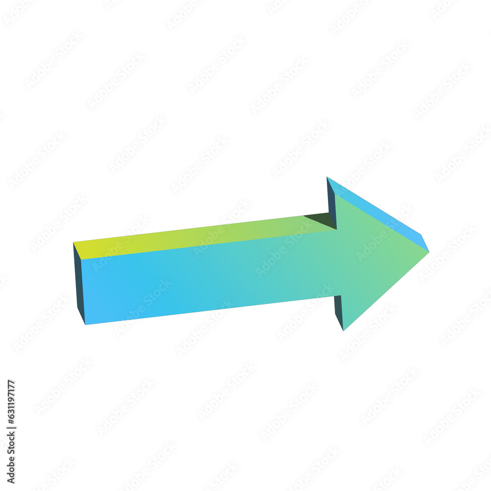 3D Arrow realistic design 3D Arrow realistic design