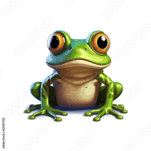 Cartoon Frog , PNG For Tshirt