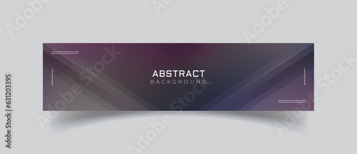 Linkedin banner with abstract background