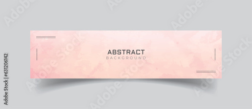 Linkedin banner with watercolor background