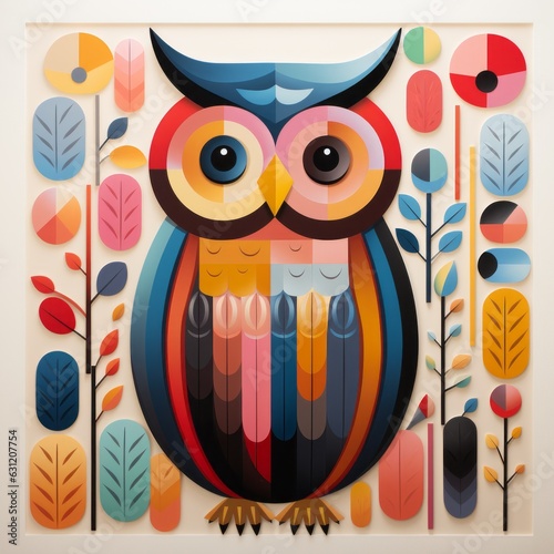 Colorful owl.