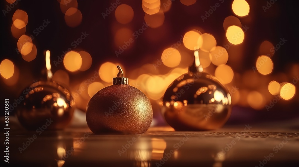 christmas celebrate bokeh background shiny red gold color decorating ball with warm happiness joyful lighting ambient mood and tone xmas ideas concept backdrop ,ai generate christmas celebrate bokeh background shiny red gold color decorating ball with warm happiness joyful lighting ambient mood and tone xmas ideas concept backdrop ,ai generate