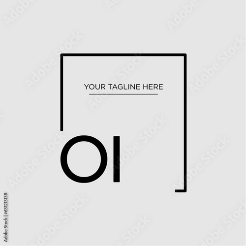 Design Minimalist Square Logo OI
