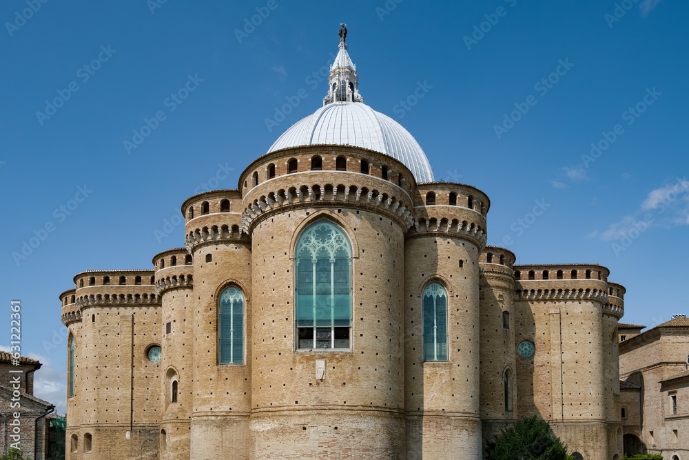 View of the sanctuary of Loreto, Italy