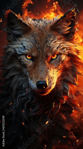 Wolf wallpaper for your phone. © DmitriRich