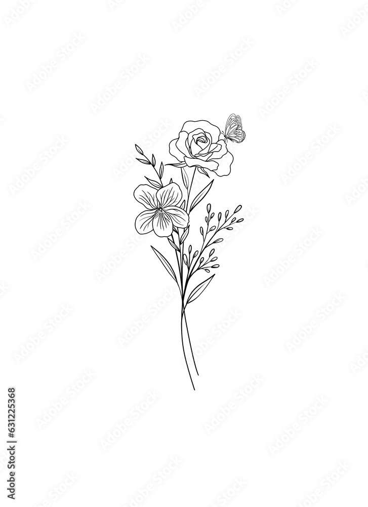 Red Lady Bug flying illustration Red Lady Bug flying illustration