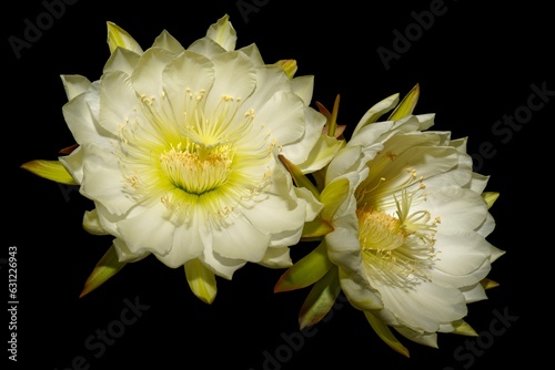 Beautyful Cactus Flower in the night

