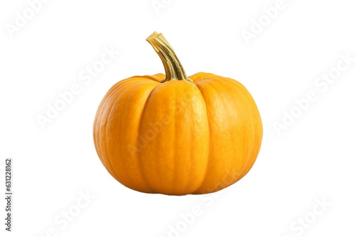 Pumpkin on transparent background, ripe, fresh vegetable - Generative AI