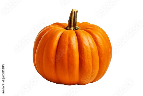 Pumpkin on transparent background, ripe, fresh vegetable - Generative AI
