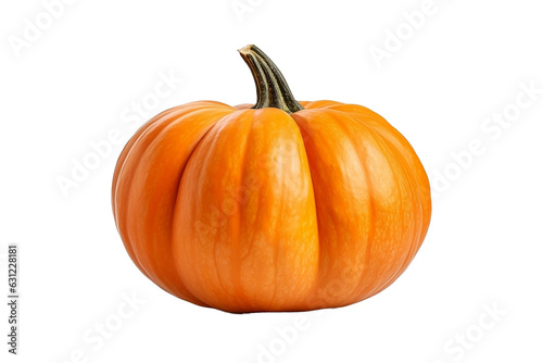 Pumpkin on transparent background, ripe, fresh vegetable - Generative AI