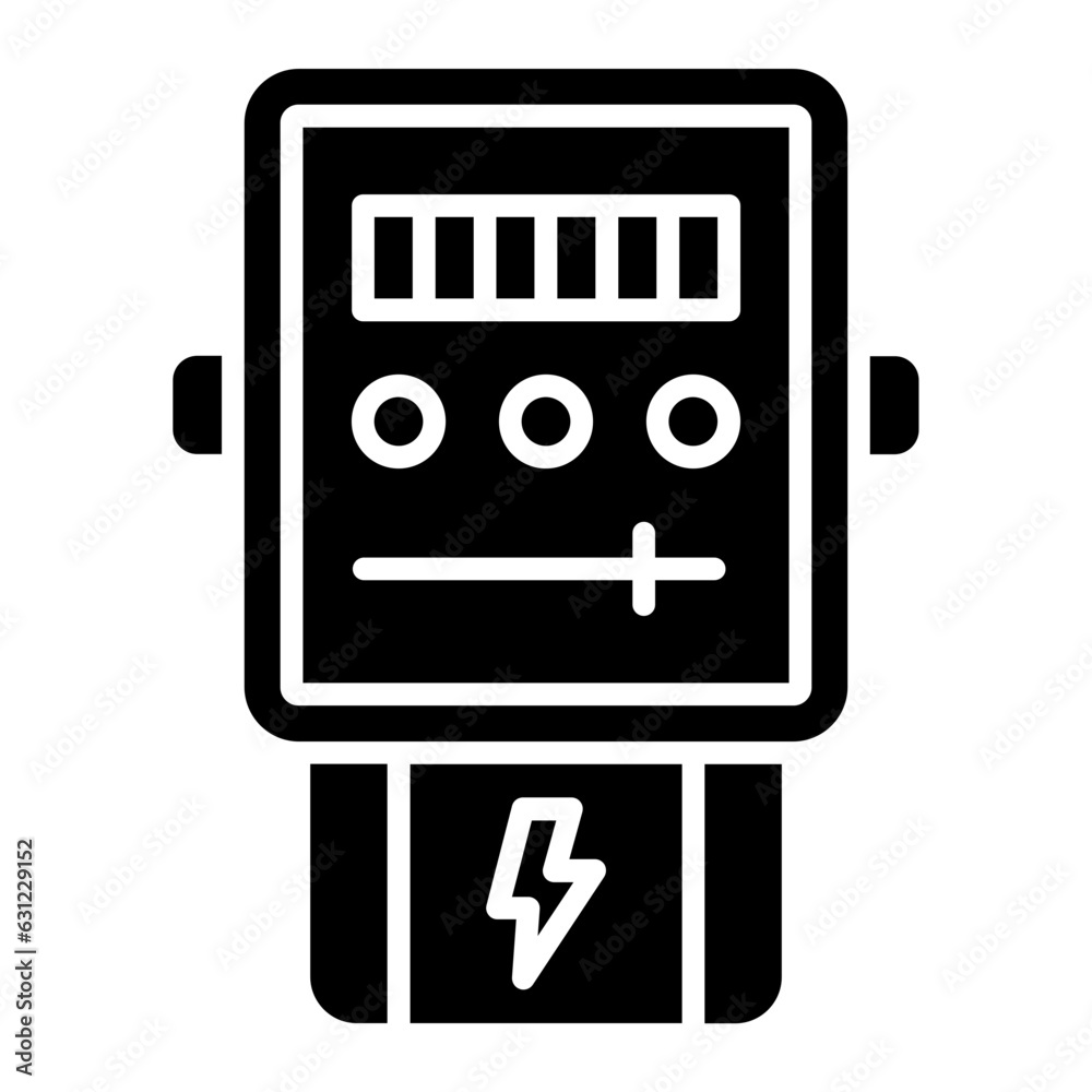 Electric Meter Icon Electric Meter Icon