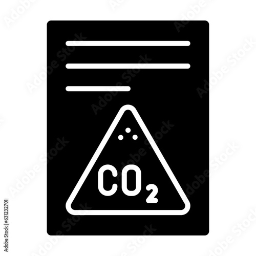 Carbon dioxide Report Icon