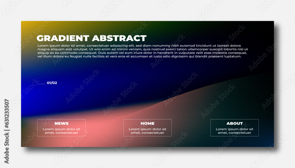 abstract blue dark gradient background and texturizer, grainy effect for design as banner, ads, and presentation concept	