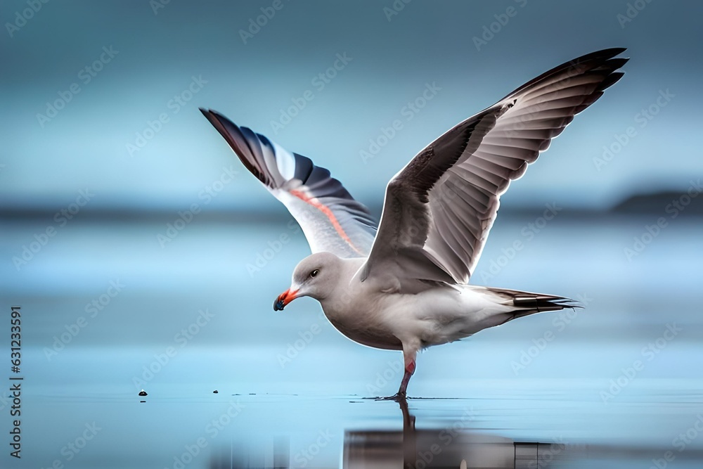 seagull flying over the sea generated by AI tool
seagull flying over the sea generated by AI tool