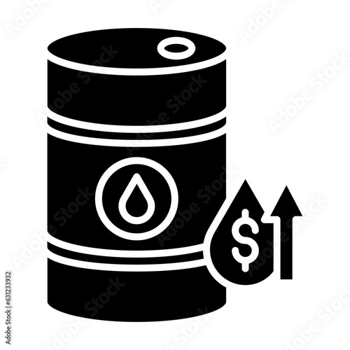 Oil Price Increase Icon