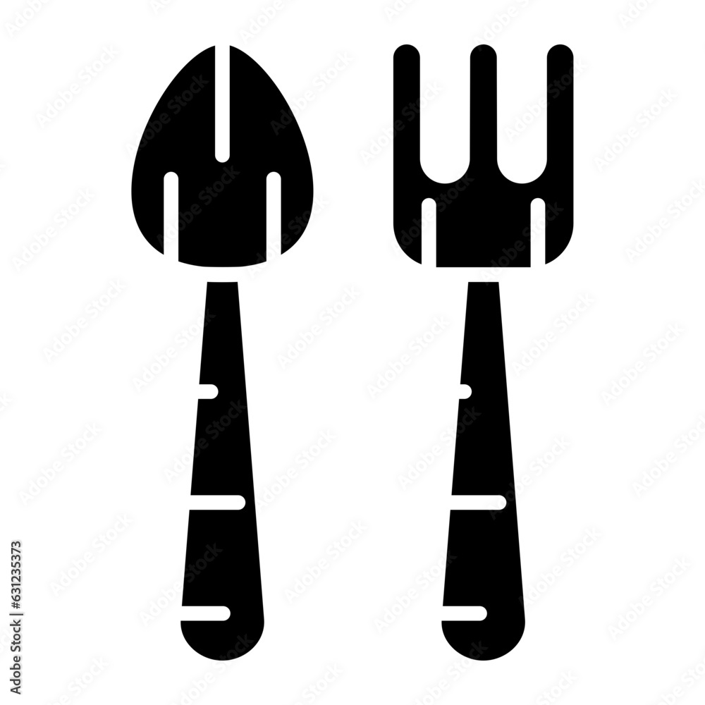 Wooden Tableware Icon Wooden Tableware Icon