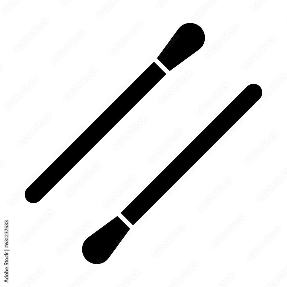 Cotton Swabs Icon Cotton Swabs Icon