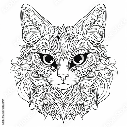 black and white cat