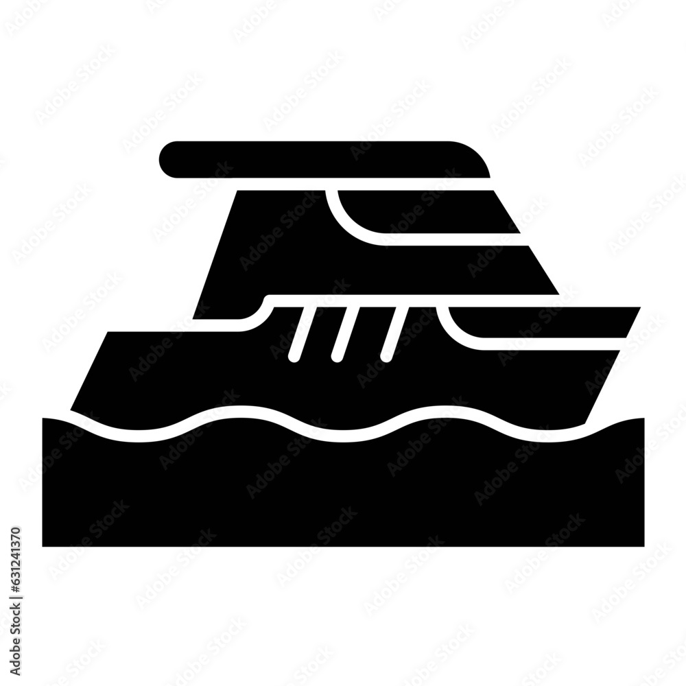Ferry Boat Icon Ferry Boat Icon