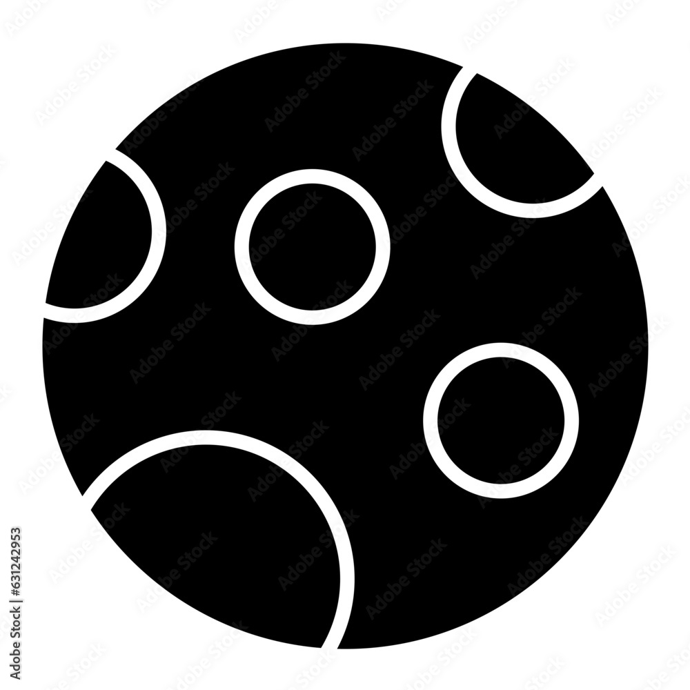 Fototapeta premium Full Moon Icon