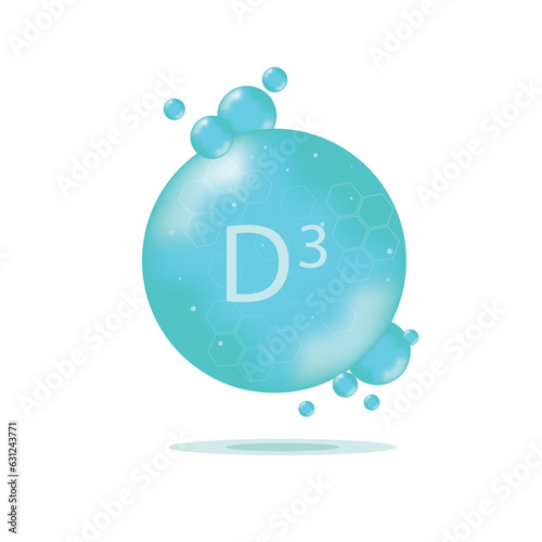 vitamin D3,healthy vitamin,d3,vector illustration eps10