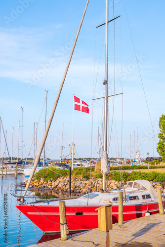 Dänemark Flagge - Urlaub in Dänemark  photo