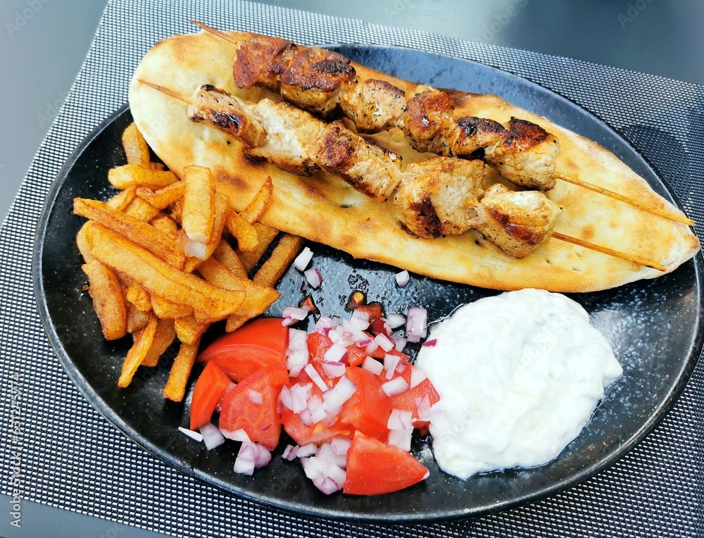 custom made wallpaper toronto digitalSouvlaki. Popular Greek fast food consisting of small pieces of meat and sometimes vegetables grilled on a skewer.